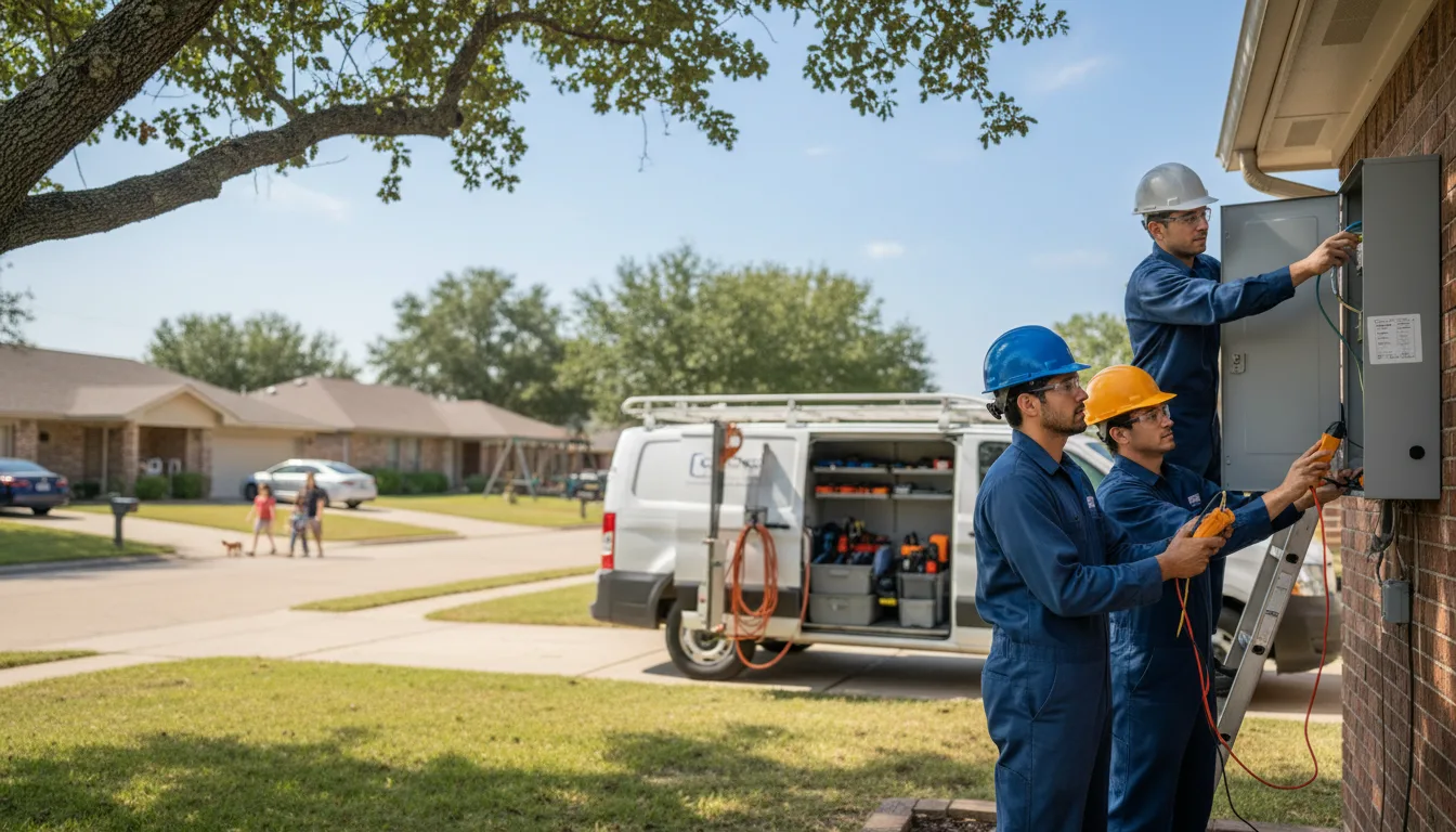 Certified electrician providing emergency electrical services in Abercrombie, ND